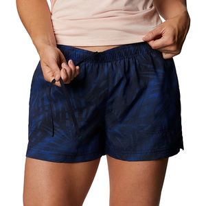 Shorts de sport d'été taille haute pour femmes, marque privée, respirants, en molleton de coton écologique, avec poche latérale pour téléphone, décontractés - Product Image 1