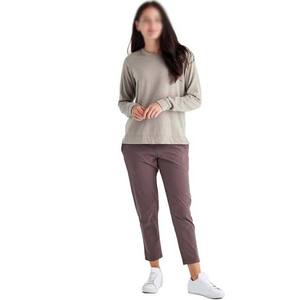 Sudaderas de algodón liso de gran tamaño para mujer, sudadera de lana con hombros caídos, sudaderas transpirables de talla grande para mujer, sudaderas con capucha de 320g - Product Image 5