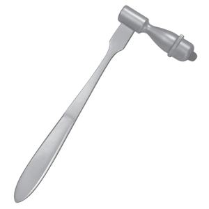 Martillo de Percusión Traube Profesional de Acero Inoxidable con Cabeza de Goma, Instrumento de Diagnóstico Quirúrgico Clase II - Product Image 1