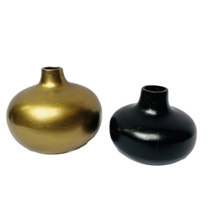 Hermoso Florero Minimalista Europeo de Metal Negro, Duradero y Ligero, para Exhibición de Flores, Decoración de Mesa para Bodas y Fiestas - Product Image 2