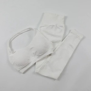 Yoga deux pièces ensemble femmes Sport soutien-gorge gymnastique entraînement Legging taille haute pantalon Fitness sport Shorts vêtements actifs costume - Product Image 6