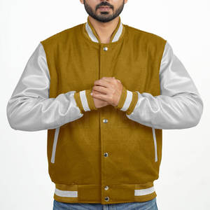 Service OEM Nouveau style Veste universitaire de haute qualité Veste universitaire unie pour vente en ligne - Product Image 3