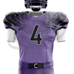 Camiseta de fútbol americano de alta calidad, precio al por mayor, uniformes personalizados para hombres, sublimación de secado rápido Unisex, ropa cómoda - Product Image 2