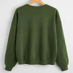 Sudadera Informal de Franela para Mujer con Manga Larga y Capucha Bordada, Sudadera de Forro Polar de Venta Caliente para Otoño Invierno - Product Image 6