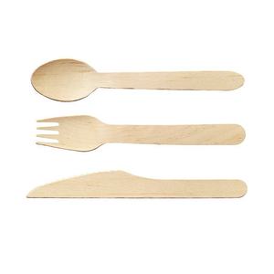 Cucharas clásicas de madera con acabado pintado Cubiertos naturales para cocina Restaurante Hotel Diseño para fiestas - Product Image 4