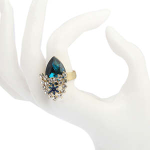 Anillo de dedo para mujer - Verde marino - Product Image 3