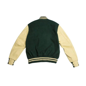 Veste universitaire personnalisée avec logo, veste universitaire en laine, veste universitaire en cuir, veste universitaire unie pour hommes à bas prix - Product Image 2