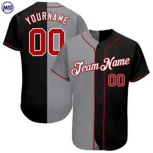 Impression de logo personnalisé de haute qualité dernière conception hommes 2025 maillot de baseball de qualité professionnelle - Product Image 6