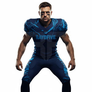 Uniforme de Fútbol Americano para Adultos de Alta Calidad, Personalizado, Unisex, Ligero, Transpirable, Antibacterial y de Secado Rápido - Product Image 4