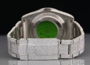 Luxury Moissanite Diamond <b>Watch</b> <b>for</b> Men <b>Women</b> Fully Iced Timepiece Hip Hop Bling Style VVS Stones Stainless Mechanical <b>Watches</b> - Product Image 3