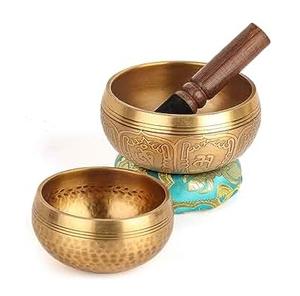 Cuenco para cantar de bronce martillado para meditación, curación de sonido, 9cm, 10cm, 12cm, 15cm, 20cm, tamaño personalizado, grabado y cuenco para cantar de latón - Product Image 5
