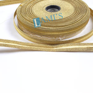 Vente en gros de dentelle uniforme tressée en or dentelle personnalisée en fil de métal et mylar lacets de tresse de cérémonie - Product Image 3