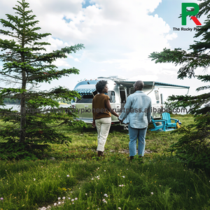 OEM en Chine : Remorque de voyage (camper) en alliage d'aluminium, caravane, fabriquée avec un style facile et paisible et un design réfléchi - Product Image 2