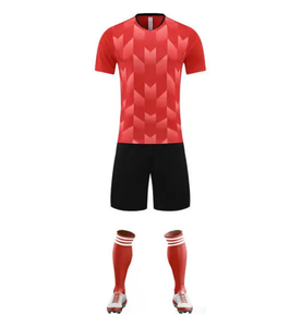 Camiseta de Fútbol Personalizada para Hombre, 100% Poliéster, con Nombre y Logotipo en la Parte Delantera, Servicio OEM para Uniformes de Equipo, Tallas Juveniles y Infantiles, Corte Automatizado - Product Image 3