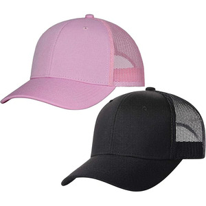 Casquette de camionneur 5 panneaux en nylon suédé vierge, personnalisable OEM, avec logo imprimé numérique, respirante, imperméable, pour l'été, fermeture à boucle métallique - Product Image 1