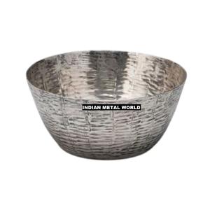 Bol à chocolat en métal argenté de qualité de luxe Vaisselle écologique pour les mariages Bol de service Bonbons sucrés et plateaux - Product Image 6