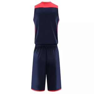 Venta al por mayor nueva ropa deportiva Basket Ball Jersey conjunto corto reversible aparejos sarga uniforme de baloncesto con patrón personalizado - Product Image 6