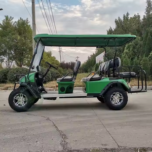 Carrito de golf eléctrico de 6 plazas Street Legal para adultos, carro de caza a la venta - Product Image 5
