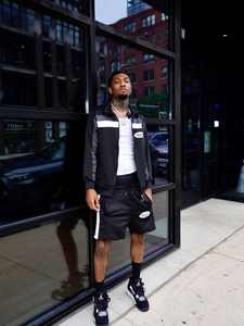 Custom Made Men's Summer Short Set Polyester Nylon Windbreaker with Zip Plus Size Printed Sweatsuit Tracksuit for Men - Product Image 5