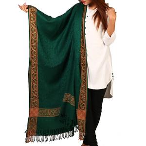 Professional Manufacturer's High Quality <b>Embroidered</b> Wool <b>Shawl</b> for Women Soft Top Fabric Bulk Quantity for Muslims - Product Image 4