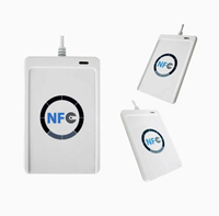 Lecteur et graveur de cartes intelligentes NFC USB 13,56 MHz ISO14443A Ndef ACR122u blanc