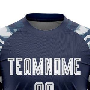 Nombre del equipo Impresión por sublimación Ropa deportiva de manga corta Camiseta de fútbol Calidad superior Precio barato Poliéster Spandex Diseño personalizado - Product Image 6