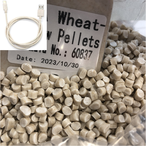 Élastomères thermoplastiques PLA <span class=keywords><strong>TPE</strong></span> Matières premières <span class=keywords><strong>bio</strong></span> plastiques modifiées Câbles de données d'extrusion à base de paille de blé Ignifuge - Product Image 1