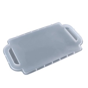 Bandeja compacta de fundición de aluminio con acabado de textura suave, perfecta para talleres mecánicos o casos de uso de hardware - Product Image 2