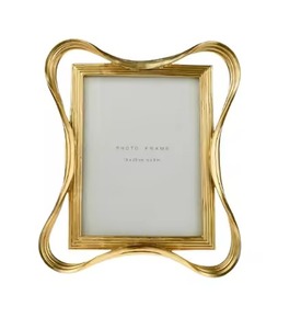 Cadre photo carré en métal finition dorée brillante - Écologique et durable Décoration moderne pour la maison - Product Image 3