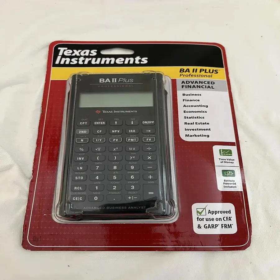 New Original Texas Instruments BA II Plus Financial Calculator