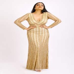 Vestido Largo de Sirena sin Espalda de Lujo para Mujer | Vestido de Noche de Alta Calidad para Fiestas y Eventos de Gala | Fabricante de la India - Product Image 6