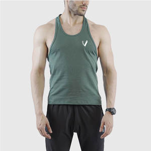 Camiseta sin mangas de alta calidad para hombre, moda de verano transpirable, estilo de punto informal, ropa de verano a bajo precio - Product Image 1