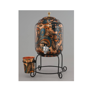 Élégant distributeur d'eau en cuivre pur AALIYAN IMPEX imprimé Design complexe décor à la maison de luxe plaqué Technique prix de gros - Product Image 2