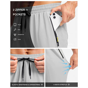 Pantalons pour hommes Pantalons de survêtement multi-poches 2025 Pantalons pour hommes Travail décontracté Coton Polaire Autre tissu Tricoté Séchage rapide - Product Image 5