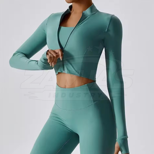 Ropa Deportiva para Gimnasio, Conjuntos de Yoga de 3 Piezas para Mujer, Leggings, Sujetador Deportivo y Chaqueta, Estilo Moderno, Conjuntos de Yoga para Mujer Más Vendidos - Product Image 3