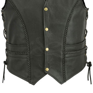 Chaleco de Cuero para Hombre, Estilo Motero, Impermeable, Ecológico, Cortavientos, Cálido para Invierno, Transpirable y Cómodo, Moda al por Mayor 2026 - Product Image 4