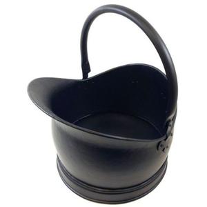 Seau à charbon en fer avec finition vintage de qualité supérieure et idéal pour les cheminées ou les poêles et parfait pour la décoration intérieure traditionnelle - Product Image 2