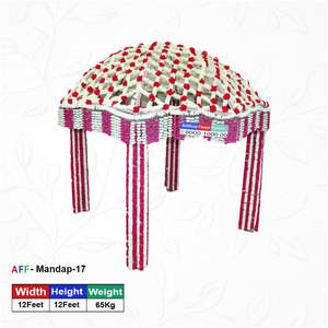 <b>Artificial</b> Heritage Lattice Dome Mandap - Product Image 1