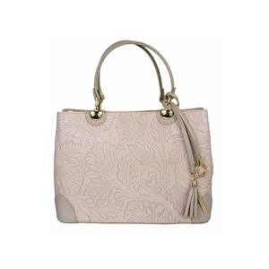 Bolso de Mano Suave en Cuero Genuino Estampado - Hecho en Italia - Art. 26200 - Product Image 1