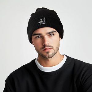 Gorro de invierno Unisex de alta calidad, diseño liso, hecho a medida en Pakistán, gorros a precio barato al por mayor - Product Image 4