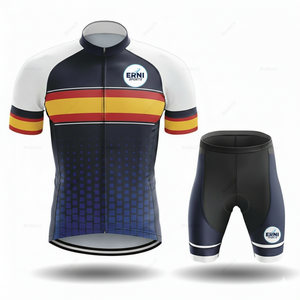 Ensemble de maillot de cyclisme Erni Sports 2026 Pro pour hommes et femmes, manches courtes, vêtements de vélo, séchage rapide, respirant, 180g, imprimé par sublimation, équipe - Product Image 1