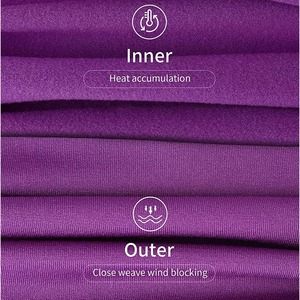 Conjunto interior térmico ecológico ligero hecho a medida de alta calidad para adultos, capa Base cálida de invierno, cantidad mínima de pedido baja - Product Image 2