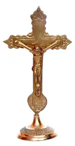 Fabricação E Fornecedor Artesanato Latão Sólido Igreja Altar igreja Acessórios metal Artesanato Alta Venda clássico igreja Altares