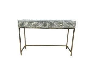 Meubles en incrustation d'os Armoire à incrustation d'os véritable de design moderne avec 7 tiroirs pour armoire à incrustation d'os de salon par gm impex - Product Image 6