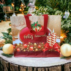 Articles chauds-sac à provisions en PP tissé/NW réutilisable pour Noël avec un très bon prix et un délai de livraison rapide dans un temps limité - Product Image 5