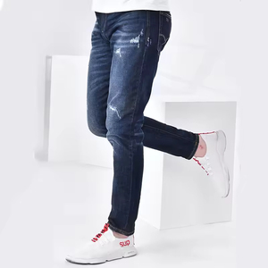 Pantalones vaqueros de alta moda para hombre, pantalones vaqueros transpirables recién llegados al por mayor para hombre, pantalones vaqueros de Bajo MOQ para hombre a la venta - Product Image 4