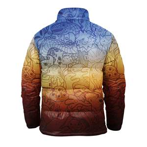Chaqueta Acolchada para Hombre, Diseño Personalizado por Sublimación, Impresa en Poliéster y Nailon, Resistente al Agua, Cortavientos, Abrigo de Invierno, Chaqueta Cálida - Product Image 6