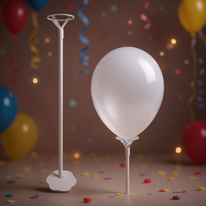 Supporto per Palloncini Party Love Bianco 8445178010918 Confezione da 12 pezzi - Product Image 3