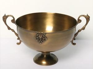 Cuenco de latón puro 100%, decoración clásica Vintage para el hogar hecha a mano pulida para ocasiones de boda, Exportación a granel - Product Image 2