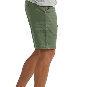 Pantalones cortos informales para hombre más vendidos, algodón OEM hecho, peso ligero, secado rápido, ajuste suelto, gran oferta, patrón sólido - Product Image 6